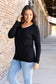 Larissa Long Sleeve Top - Black