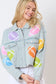 Football Towel & Sequin Embroidery Denim Jacket