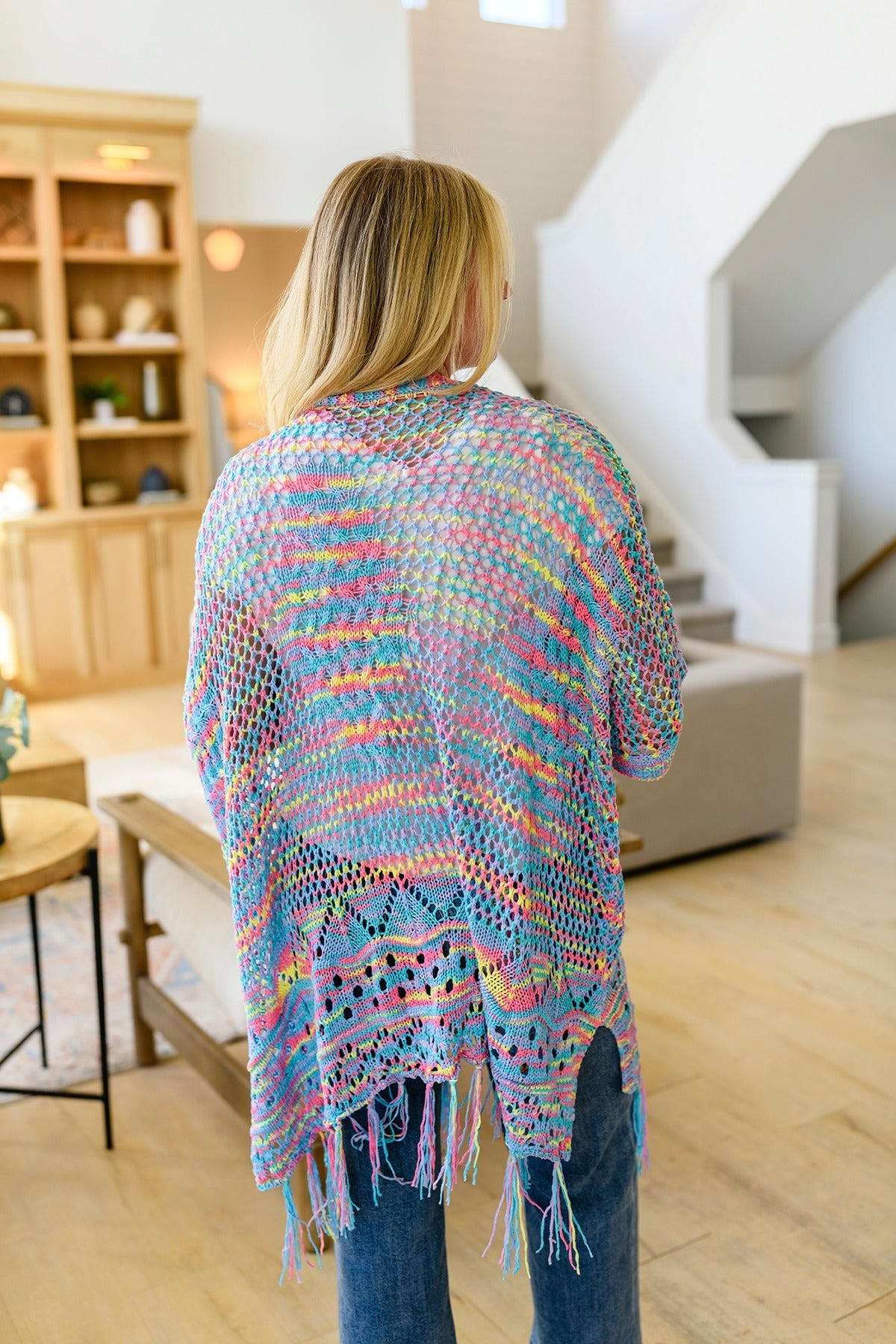 Amanda Crochet Cardigan in Six Colors