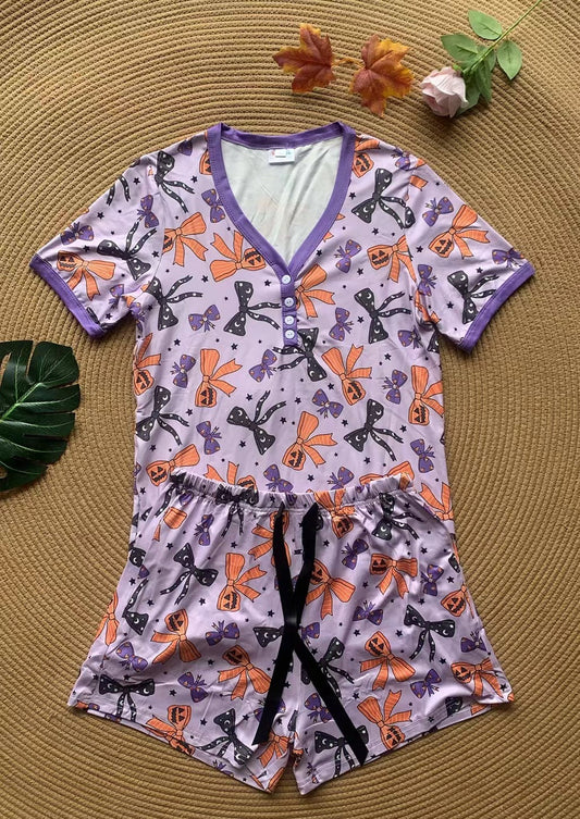 Halloween Pajama Short Set