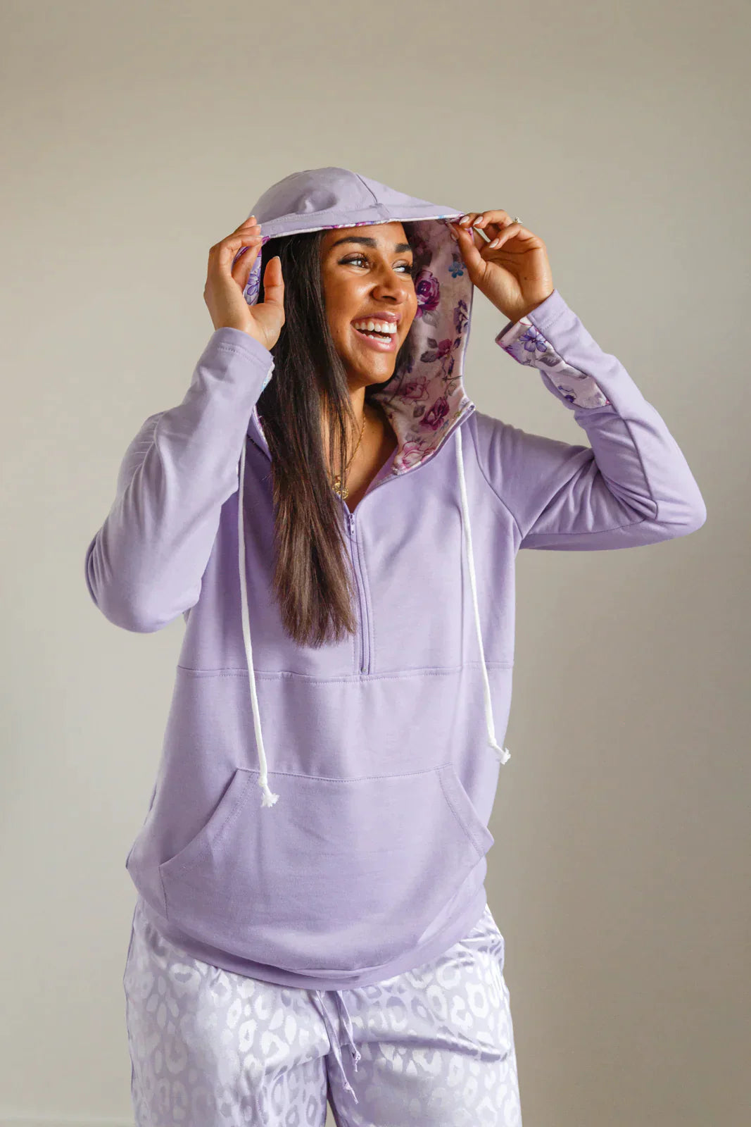 Audre Half Zip Hoodie in Six Colors