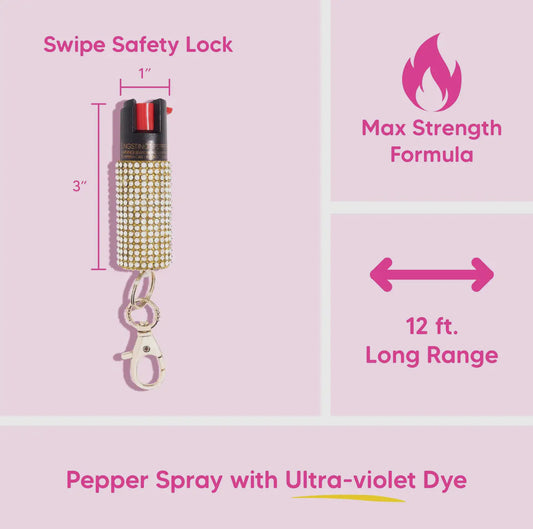 Rhinestone Pepper Spray in Assorted Colors