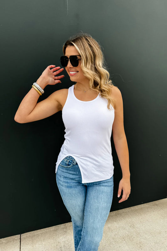 PREORDER: Gabby Side Slit Tank