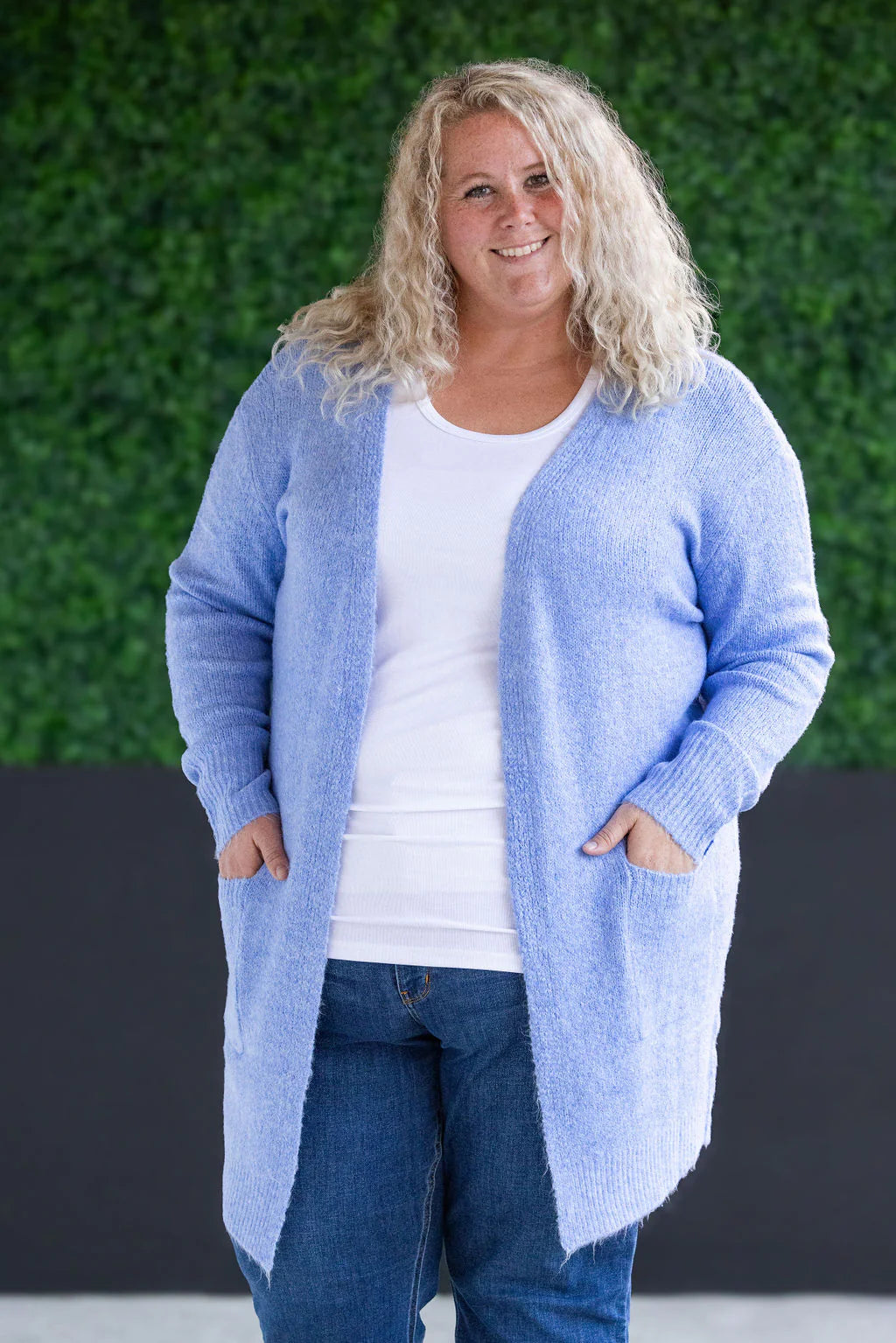 Madison Cozy Cardigan - Blue