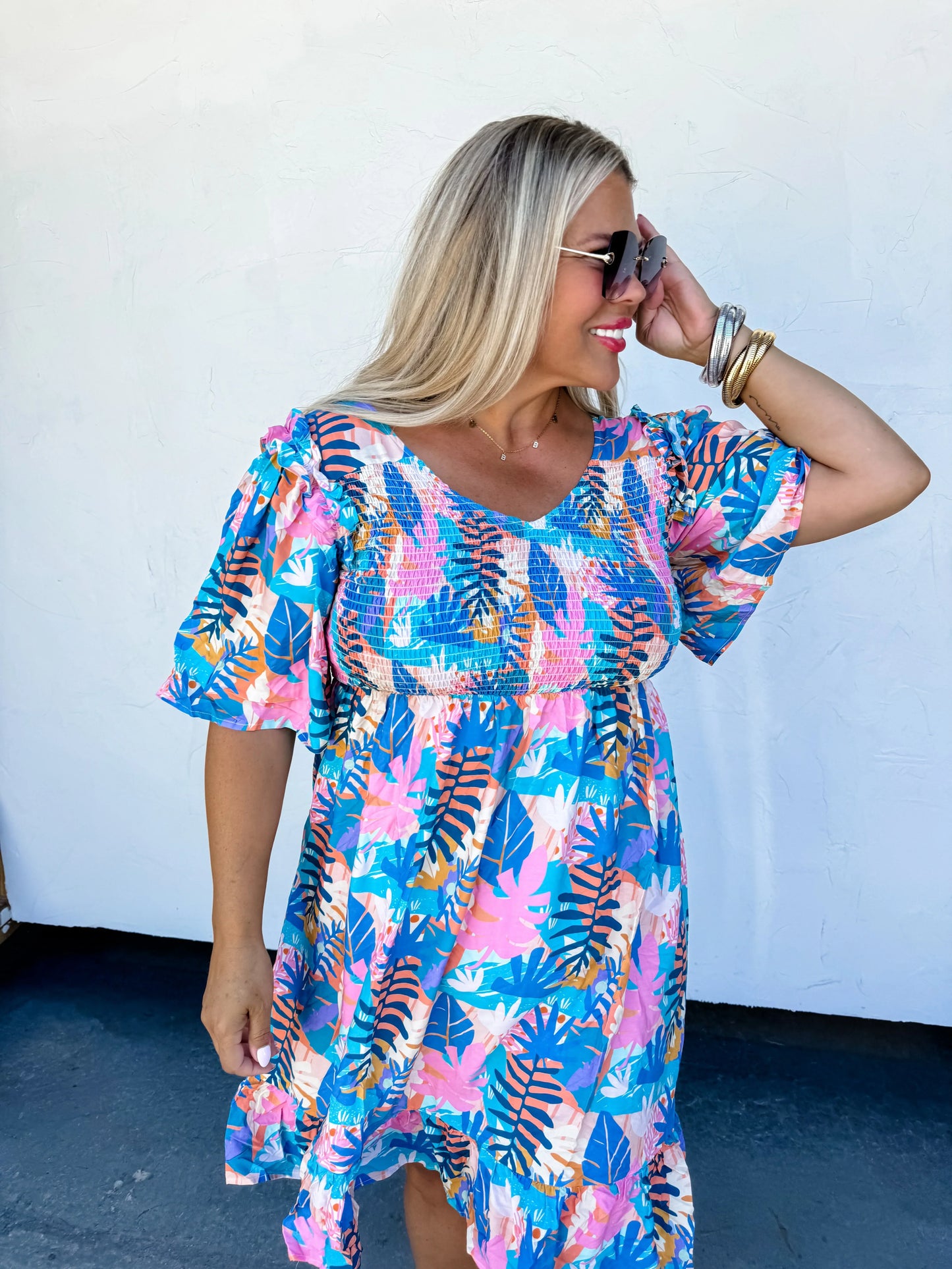 Cabana Floral Dress