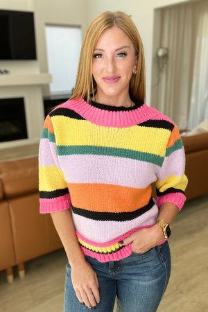 Bright Side Striped Sweater