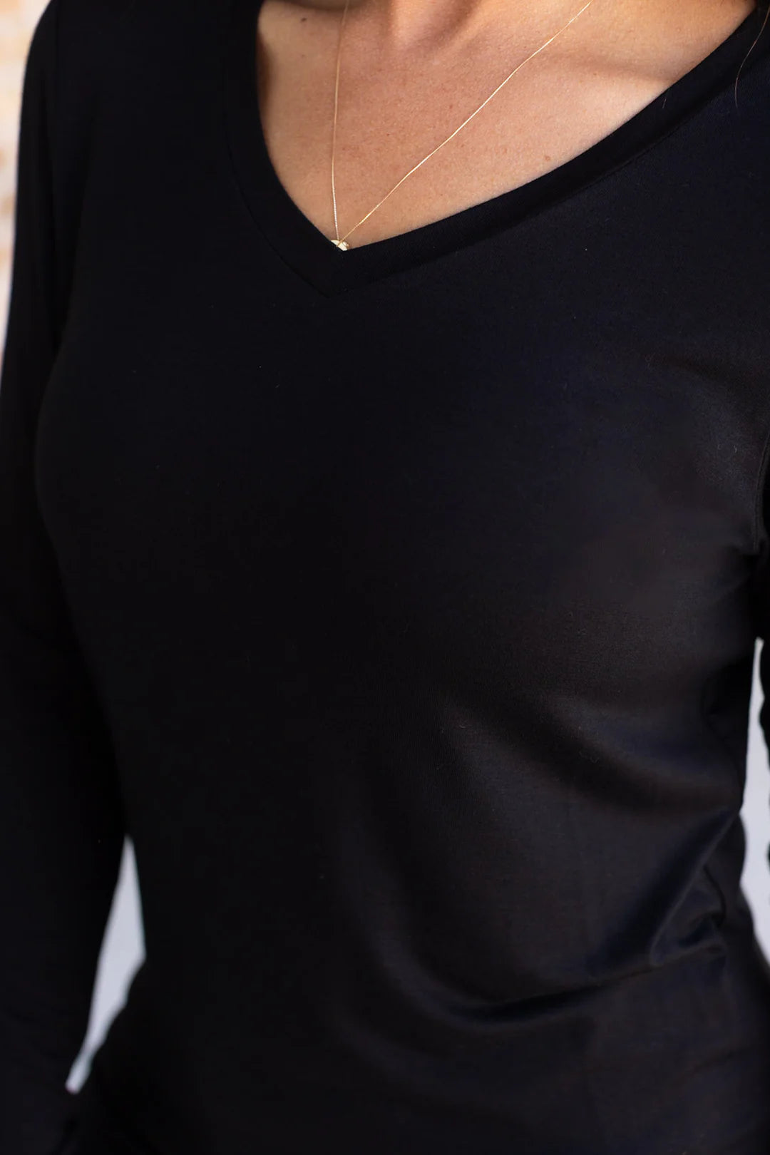 Larissa Long Sleeve Top - Black