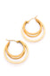 Get In Line Hoop Earrings