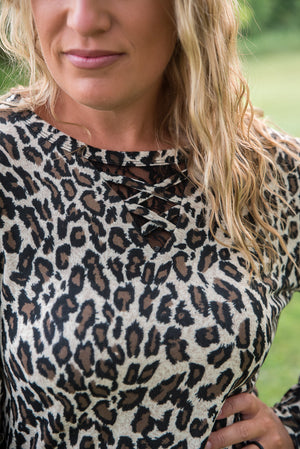 Leopard and Lace Top
