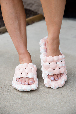 Bubble Cloud Sandals in Pink