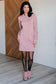 Milan Travel Shift Dress in Mauve