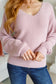 OUTLET: Plush Feelings V-Neck Sweater (Small)