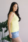 Yellow Timeless Basics Tank