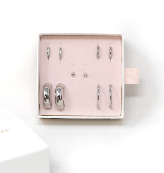 Everyday Earrings The Silver Set