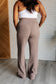 Set Process Mineral Wash Waffle Knit Pants in Brown