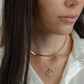 Skinny Herringbone Necklace