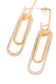 Sonia Link Earrings In Gold