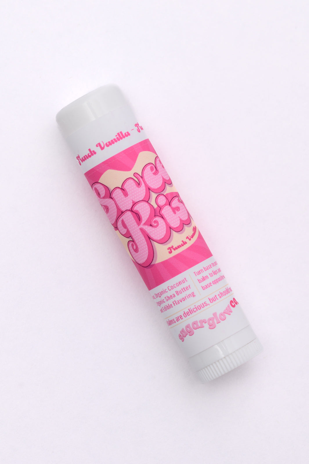 SugarGlow Co Sweet Kiss Lip Balm French Vanilla *Almost Perfect