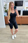 Sun Salutations Body Suit in Black