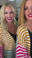 Marquee Lights Striped Cardigan