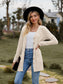 Ribbed Button-Up Cardigan with Pockets - 7 Colors!!