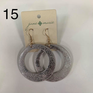 Jane Marie Leather/Metal Earrings