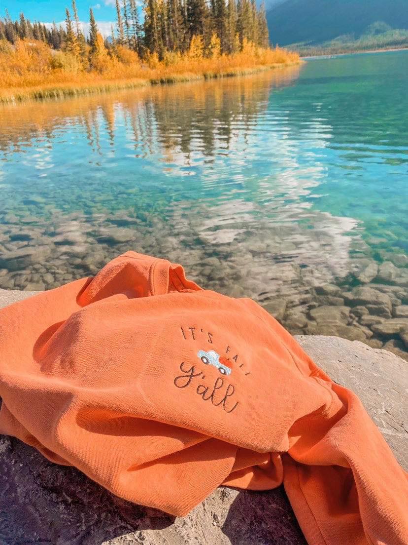 It's Fall Y'all Embroidered Sweatshirt