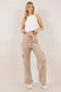 Ponte Stretch Cargo Pants In Five Colors