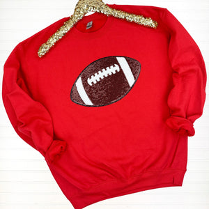 PREORDER: Football Sequin Sweatshirt in Eleven Colors