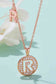 Adored Moissanite K to T Pendant Necklace