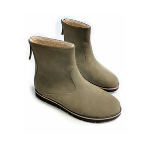The Tobin Olive Booties
