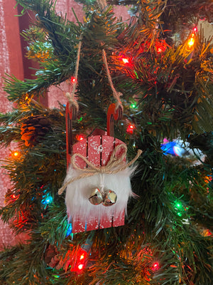Jingle Bell Sled Ornament