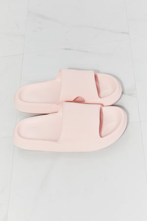 Shoes Arms Around Me Open Toe Slide in Pink