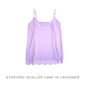 Everyday Scallop Cami in Lavender