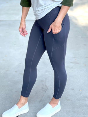 On The Go Leggings in Charcoal