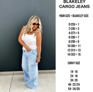 PREORDER: Charli Cargo Jeans Long 34" Inseam