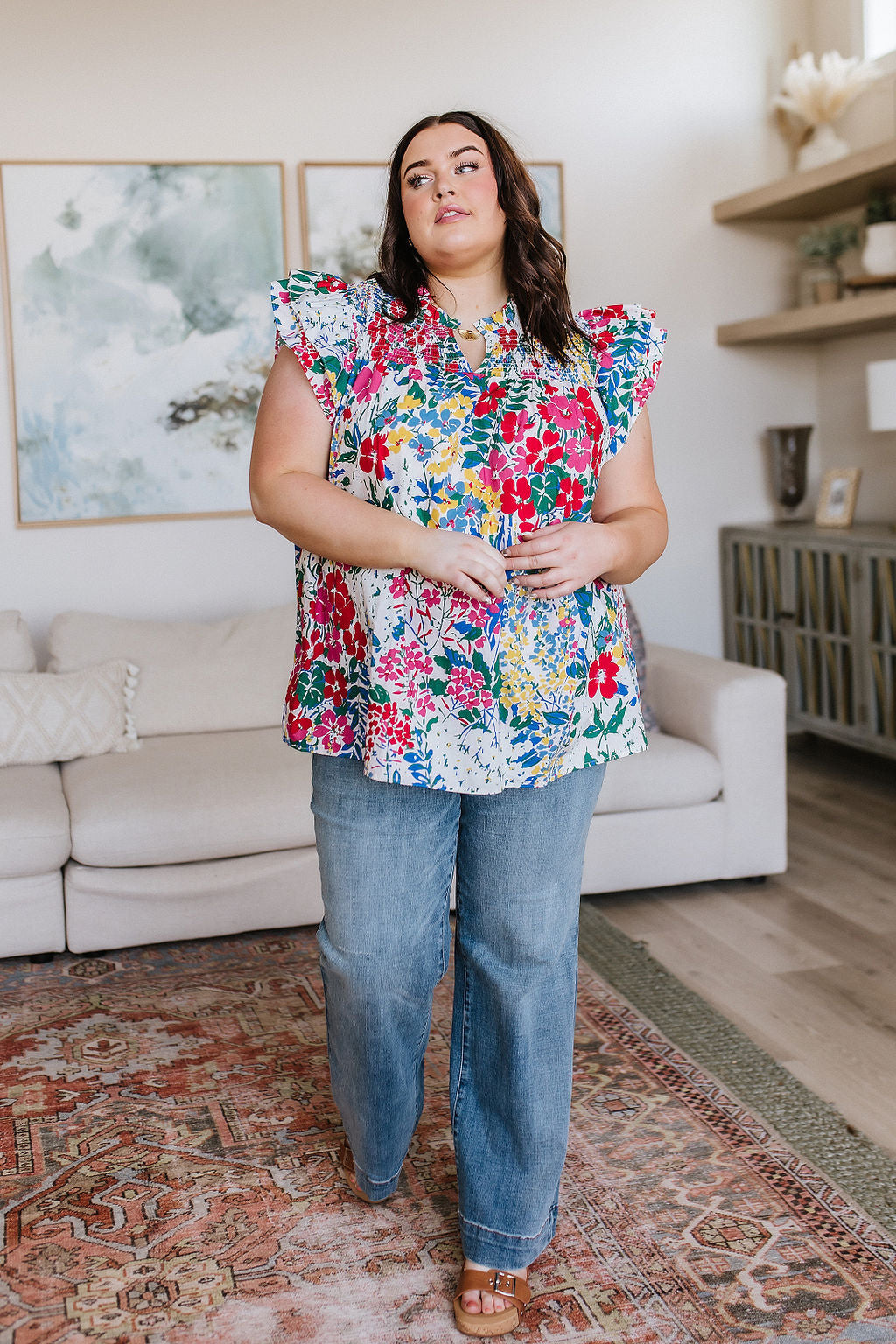 Floral Impressions Blouse