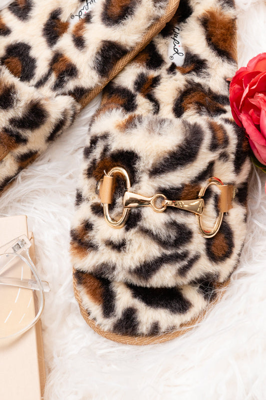 Girls Night In Animal Print Slippers