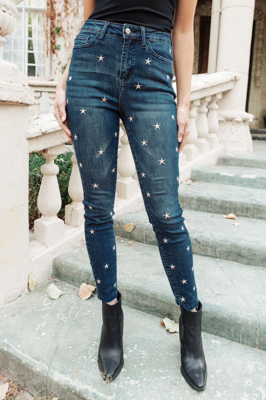 High Rise Starlight Skinnies