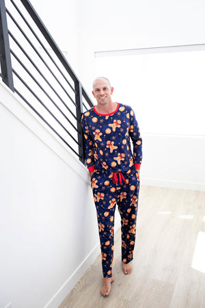 PREORDER: Matching Family Christmas Pajamas In Gingerbread Men