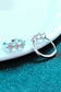 Sterling Silver Moissanite Huggie Earrings