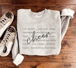 PREORDER: Cheer Words Sweatshirt in Two Colors