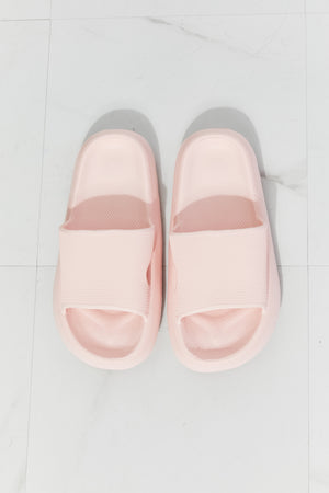 Shoes Arms Around Me Open Toe Slide in Pink