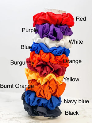 PREORDER: Game Day Solid Scrunchie In Assorted Colors